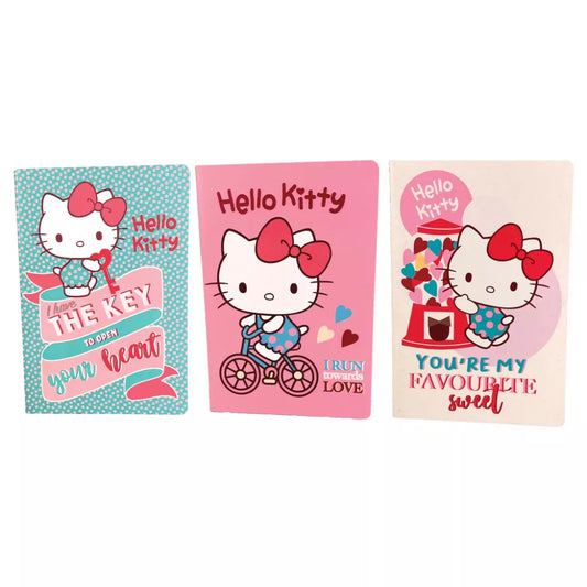 Ensemble de 3 cahiers A5 Hello Kitty