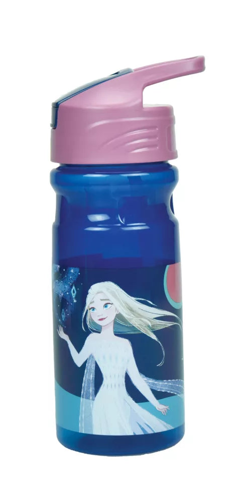 Gourde en plastique avec paille Reine des neiges 500ml