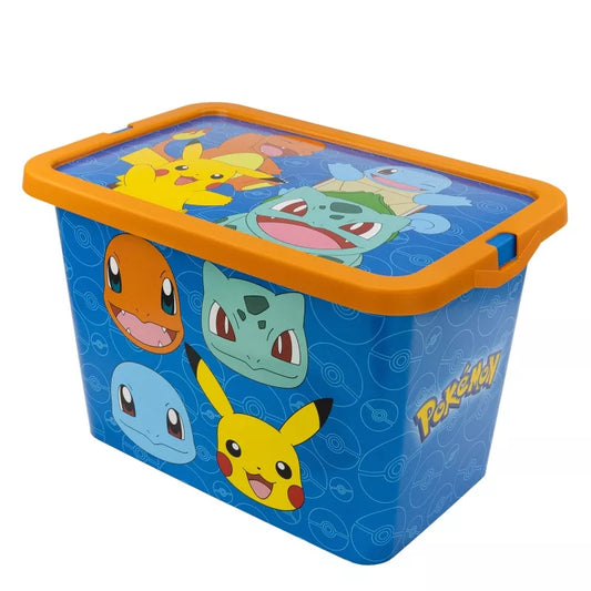 Boîte de rangement en plastique Pokémon 7 L