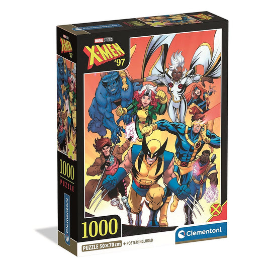 Puzzle compact X-men couleur 1000 pièces + poster inclus Clementoni