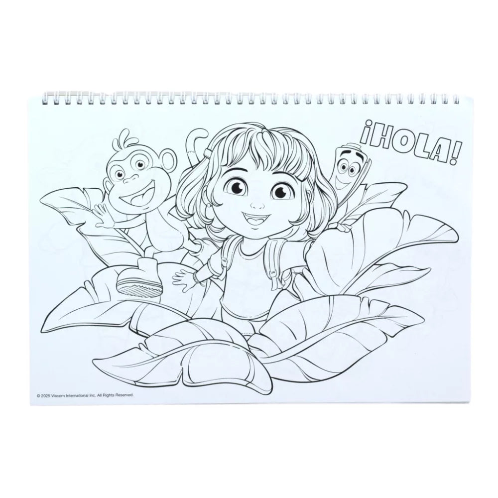 Carnet de croquis à spirale A/4 Dora l’exploratrice