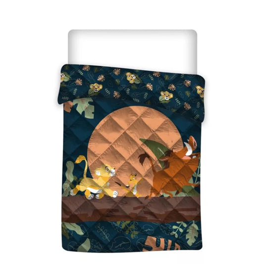 Couette lit 1 personne Roi lion