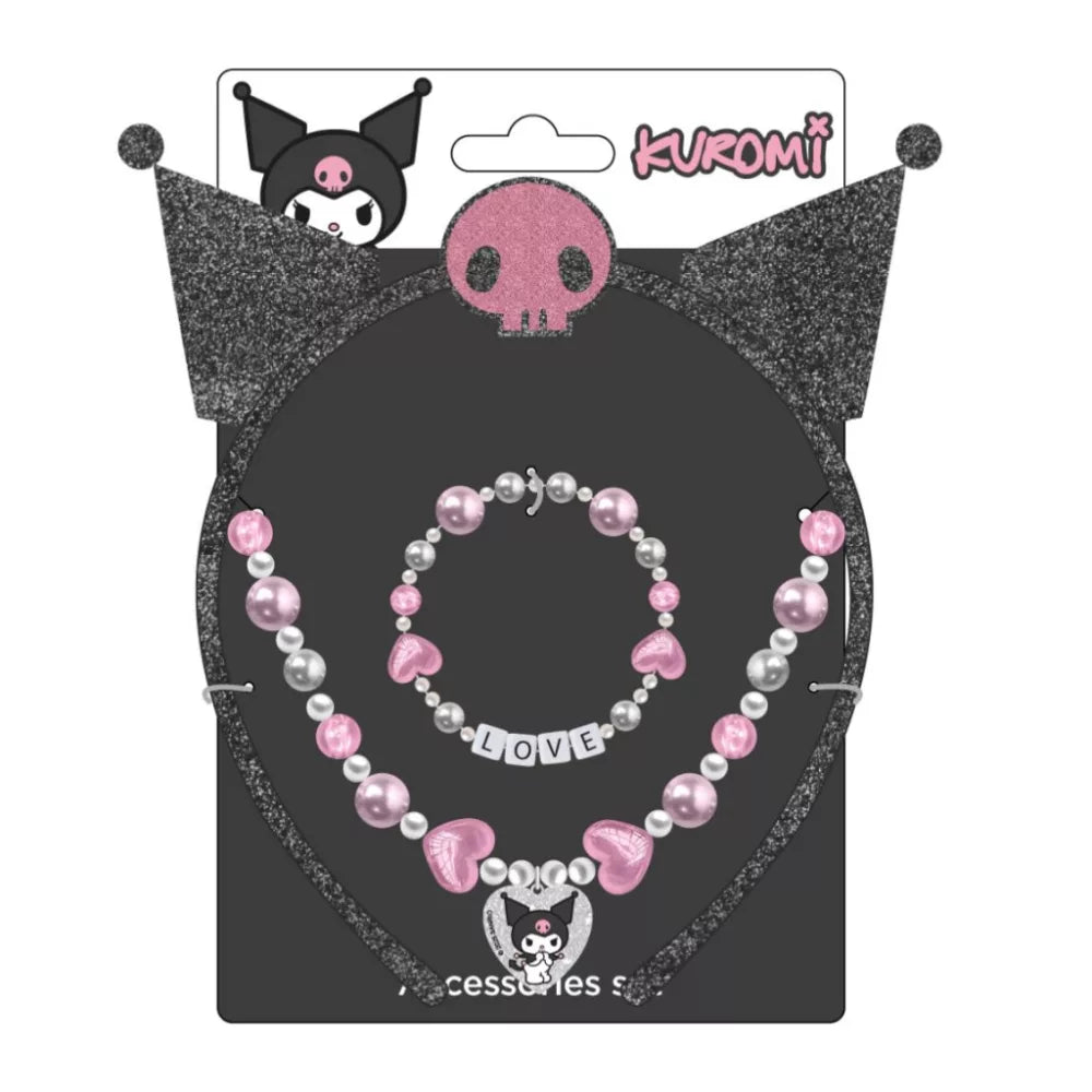 Ensemble de bijoux et serre-tête Hello Kitty Kuromi
