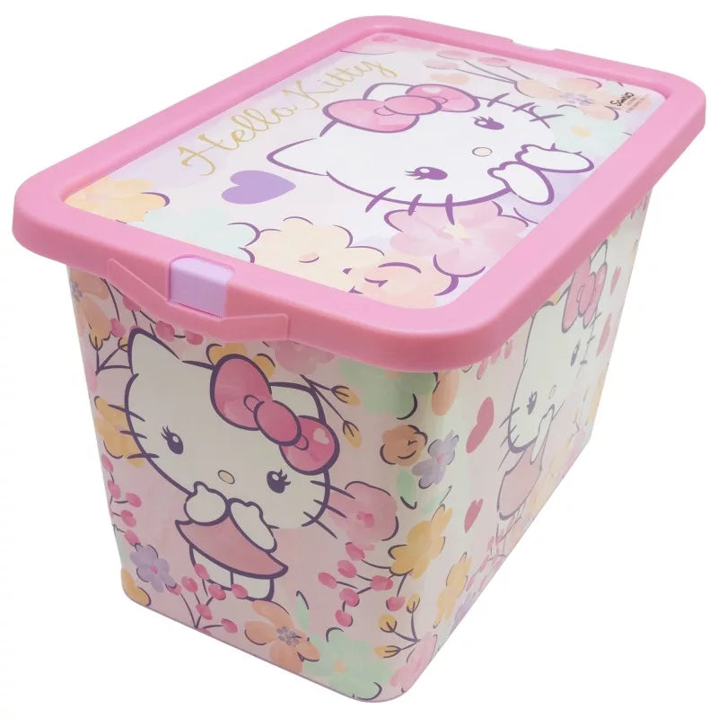 Boîte de rangement en plastique Hello Kitty 7L