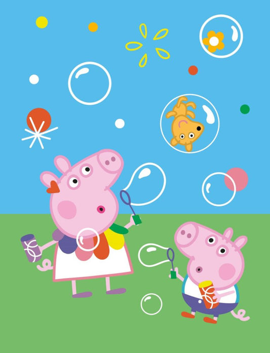 Couverture polaire corail Peppa Pig 130x170cm