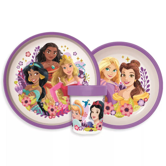 Service de table antidérapant Disney Princesses