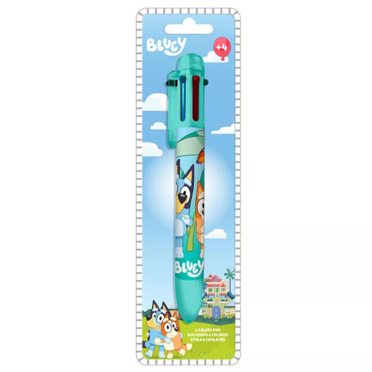 Stylo 6 couleurs Bluey