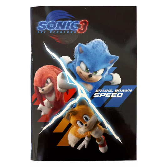 Carnet de notes ligné Sonic
