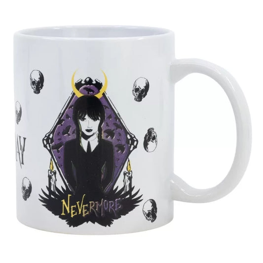 Tasse en porcelaine « Mercredi Nevermore » de 325 ml