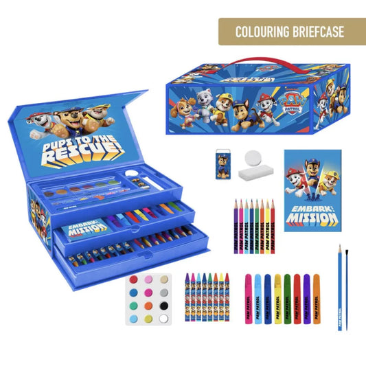 Coffret de papeterie Pat Patrouille dans une valise