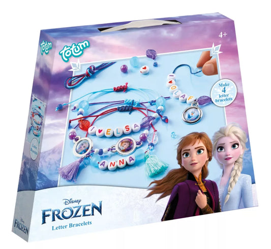 Ensemble de création de bracelets avec lettres Reine des neiges