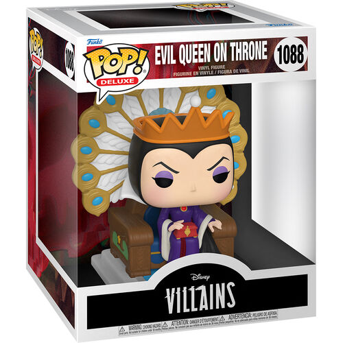 Figurine POP Méchants Méchante Reine sur Trône