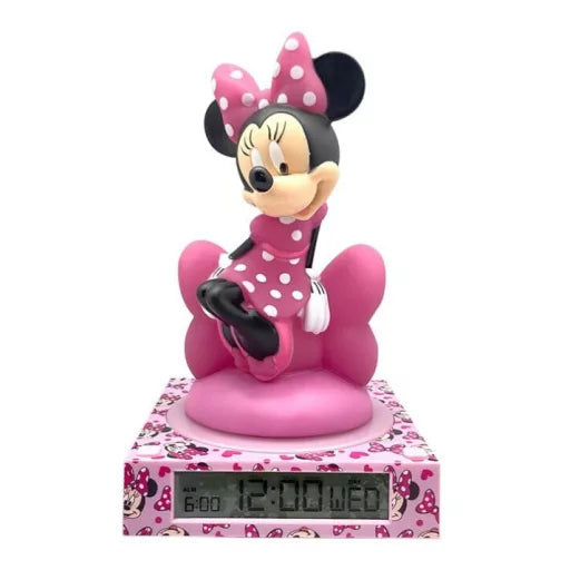 Lampe et réveil 3D Disney Minnie