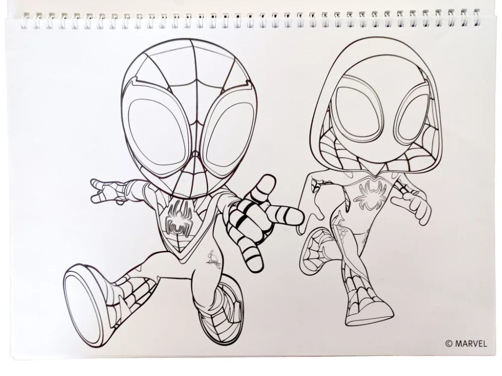 Carnet de croquis à spirale A/4 Spidey