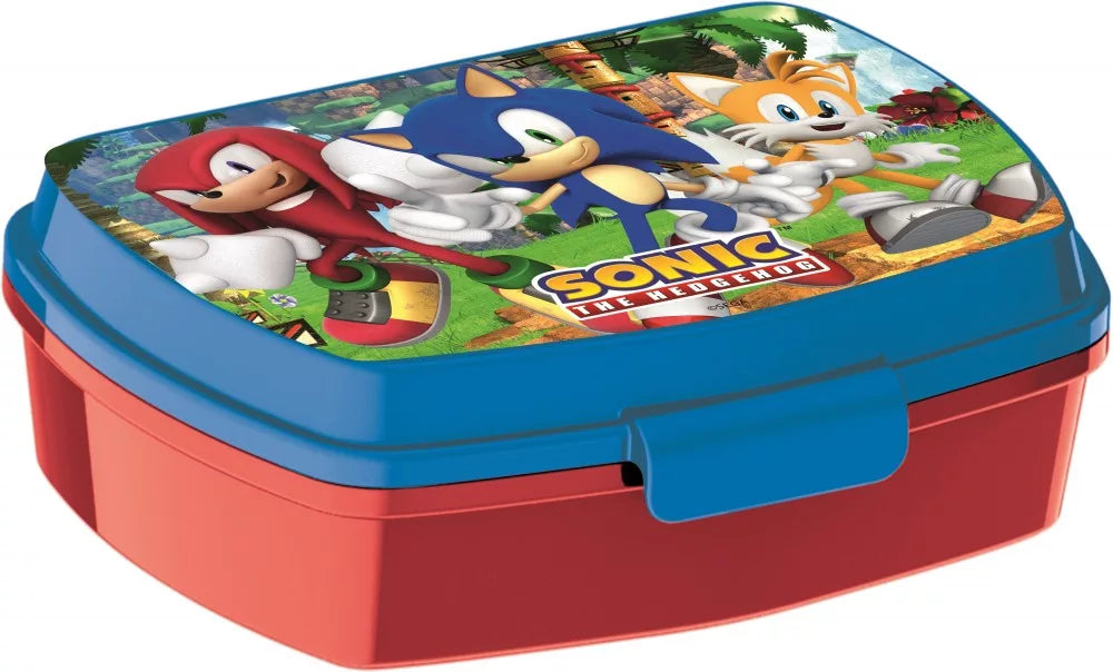 Boîte à sandwich en plastique amusante Sonic