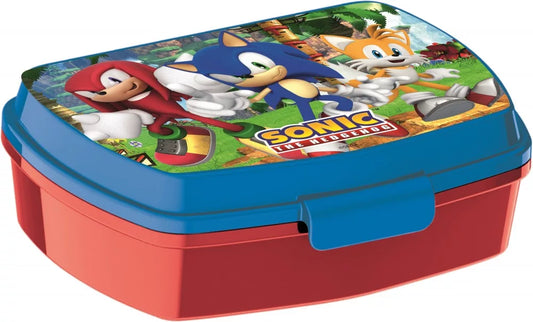 Boîte à sandwich en plastique amusante Sonic