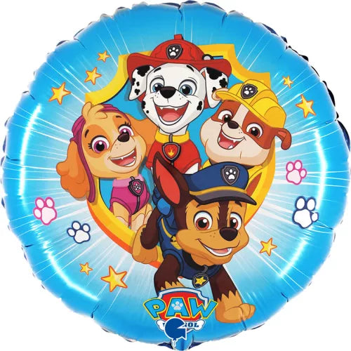 Ballon en aluminium 46cm Pat Patrouille
