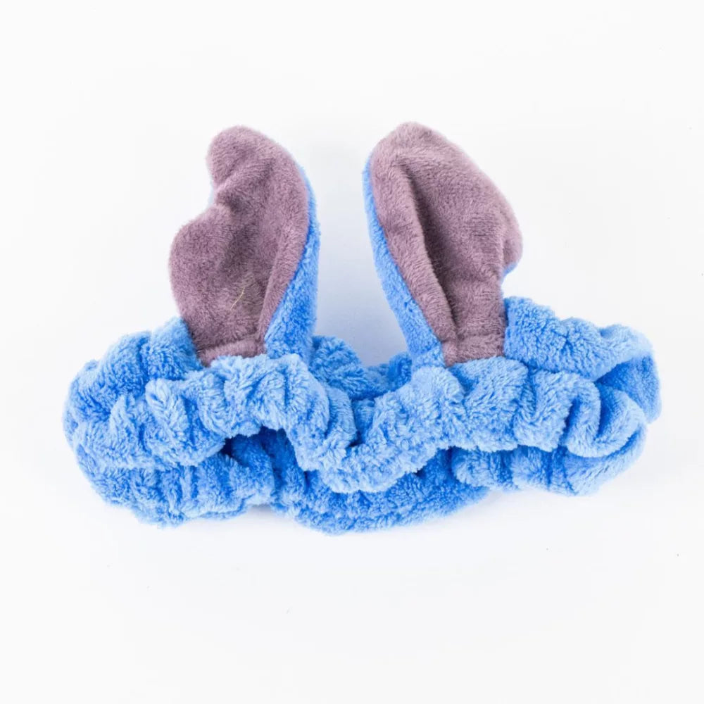 Bandeau cosmétique bleu clair Stitch