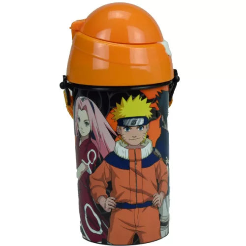 Gourde en plastique avec paille  Naruto 500ml