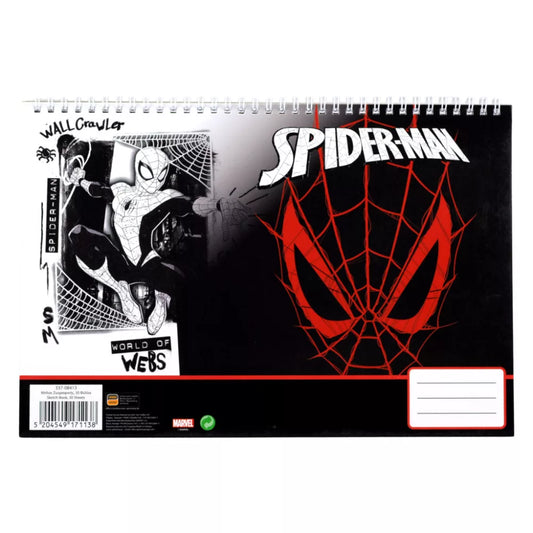 Carnet de croquis à spirale A/4 Spiderman