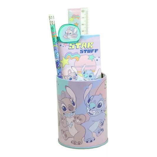 Ensemble de papeterie Stitch 7 pièces