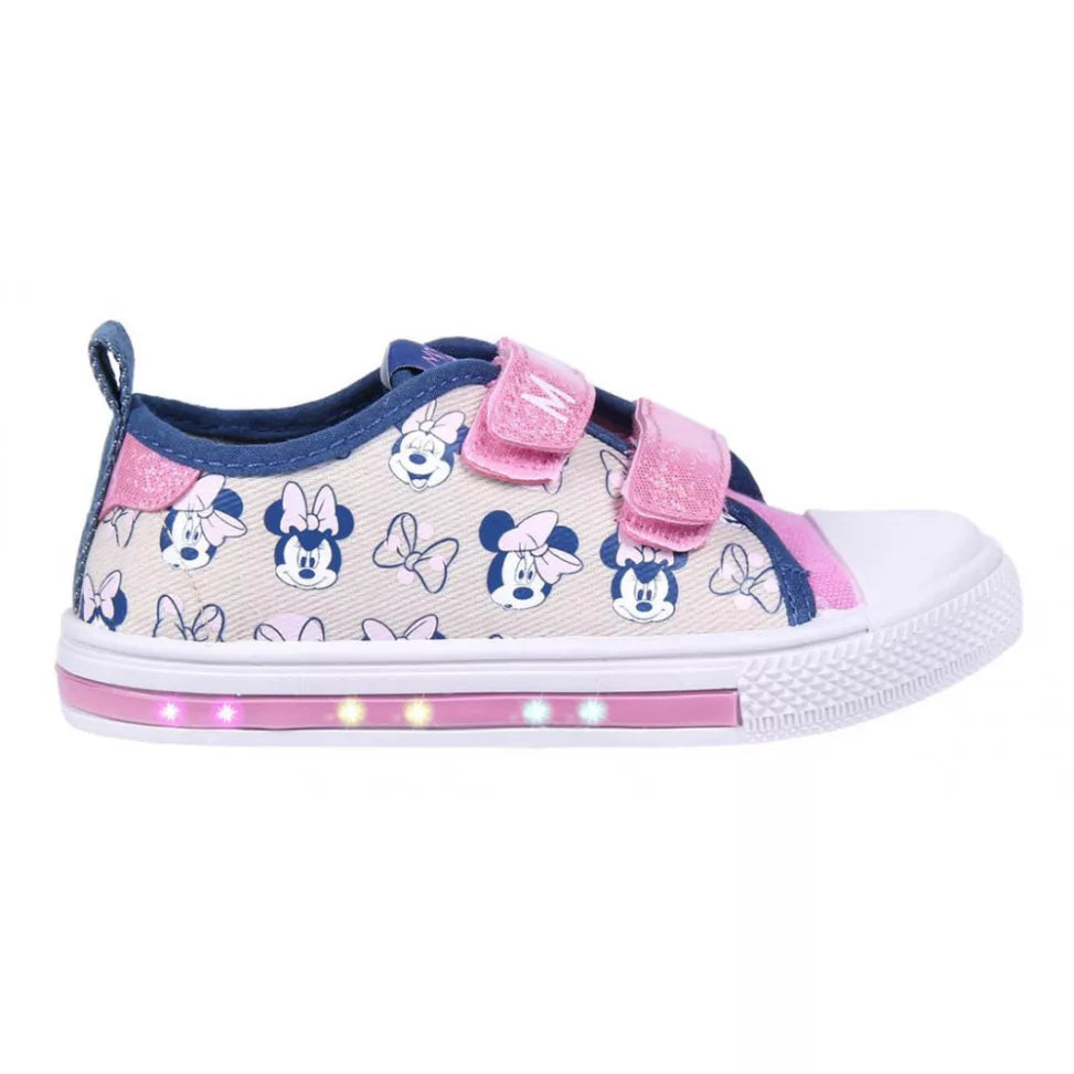 Chaussures de ville lumineuses et clignotantes à LED Disney Minnie