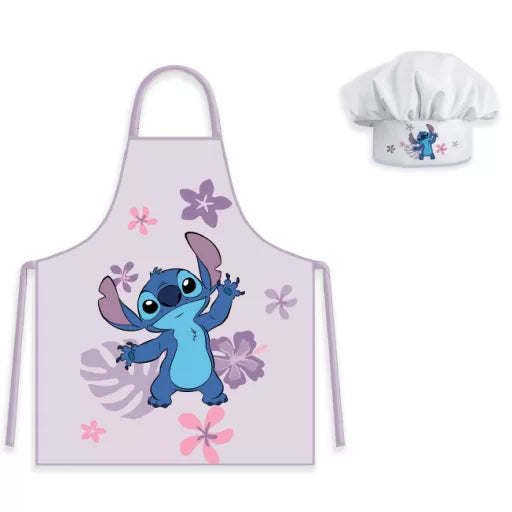 Tablier pour enfant avec toque Stitch