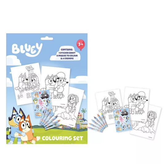 Ensemble de coloriage Bluey