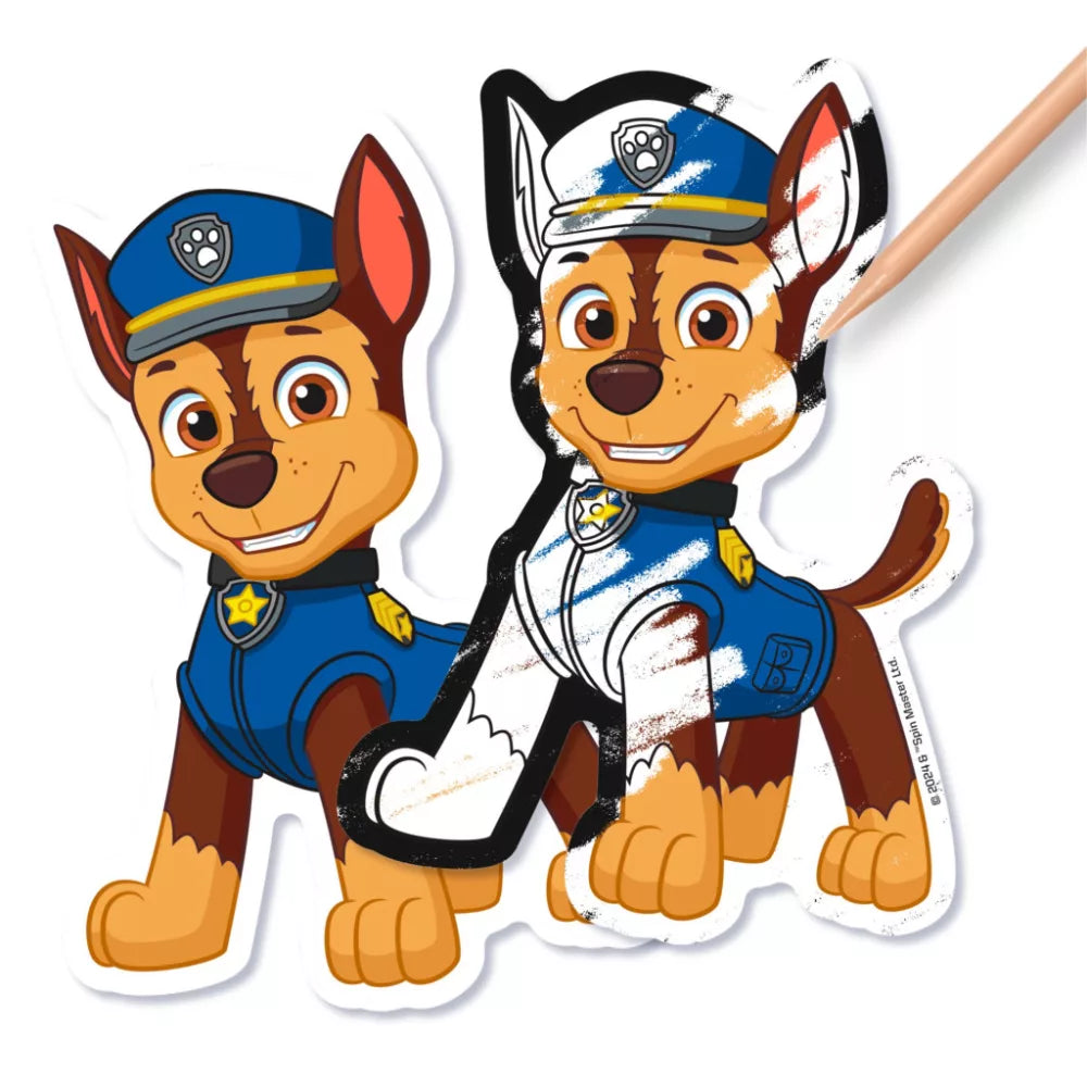 Ensemble de coloriage à gratter Pat'Patrouille avec aimant