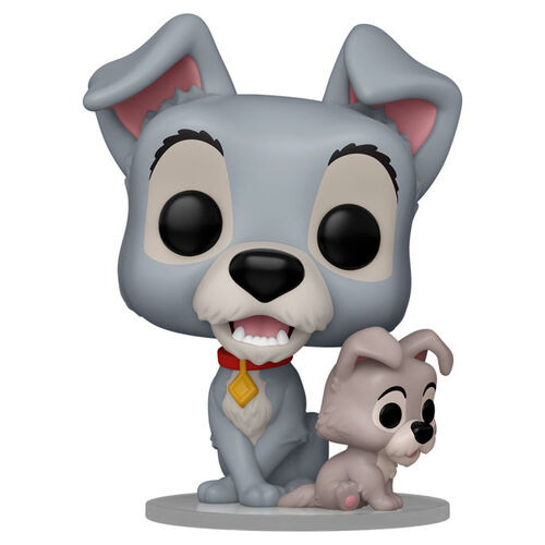 Figurine POP Disney La Belle et le Clochard Clochard avec chiot