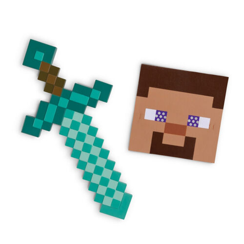 Masque + épée Minecraft