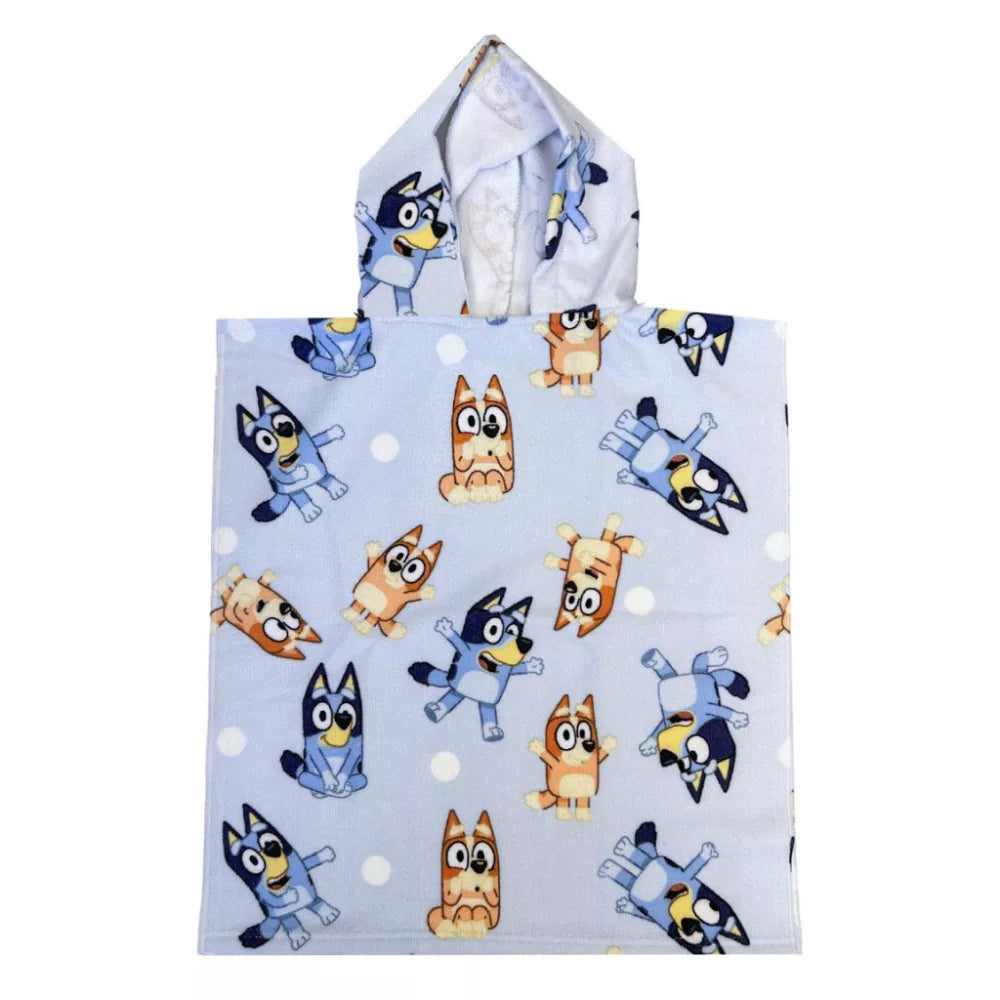 Poncho serviette de plage Bluey