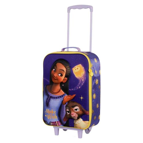 Valise à roulettes Disney Wish 3D