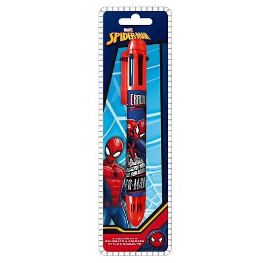 Stylo 6 couleurs Spiderman