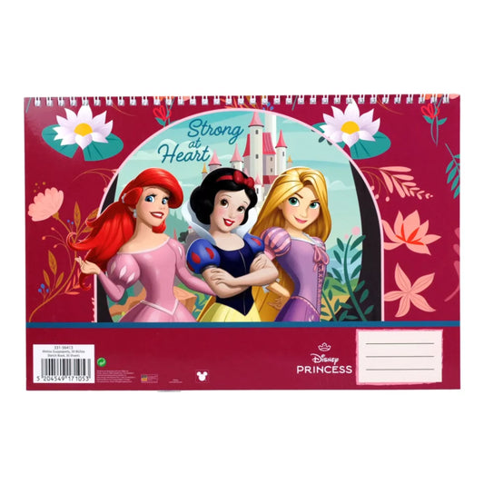 Carnet de croquis à spirale A/4 Princesses