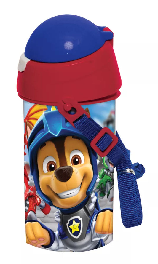 Gourde en plastique avec paille Pat Patrouille 500ml