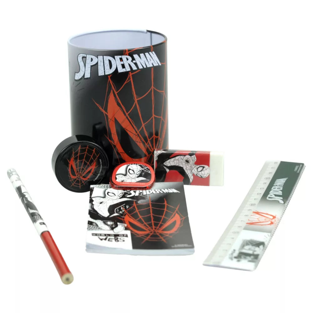 Ensemble de papeterie Spiderman 7 pièces