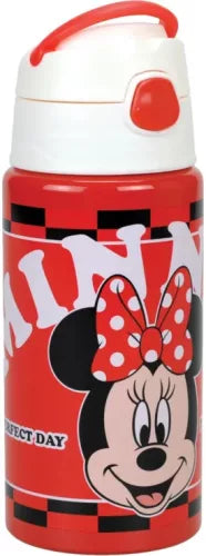 Bouteille en aluminium Minnie avec paille 500 ml