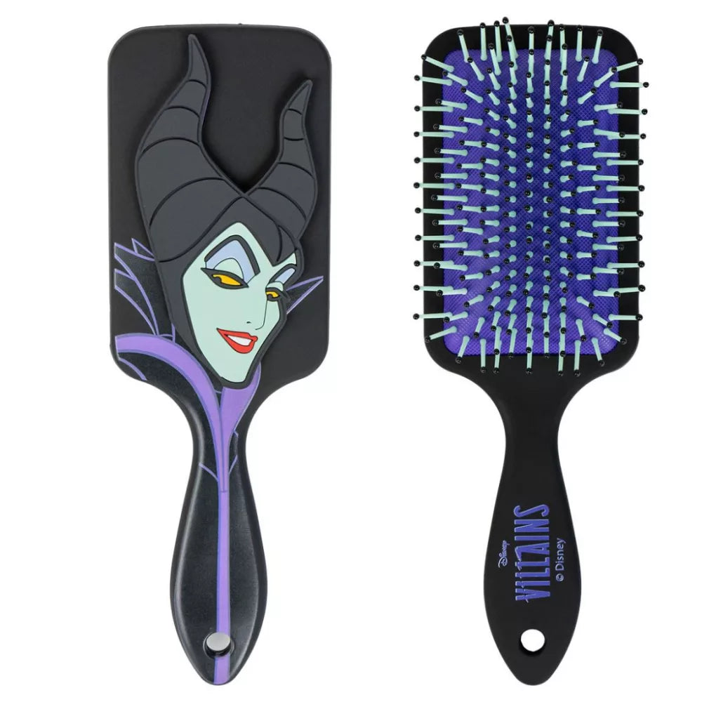 Brosse à cheveux 3D noire Disney Villains 23,5 cm