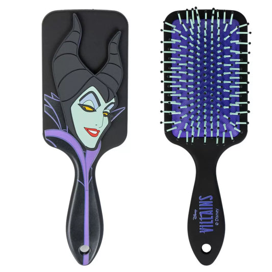 Brosse à cheveux 3D noire Disney Villains 23,5 cm