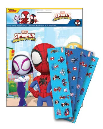 Album d'autocollants Spiderman avec 50 autocollants