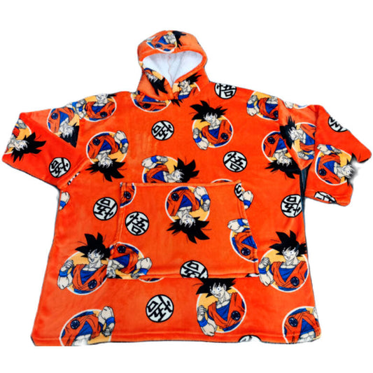 Sweat-shirt oversize corail Dragon Ball pour enfant