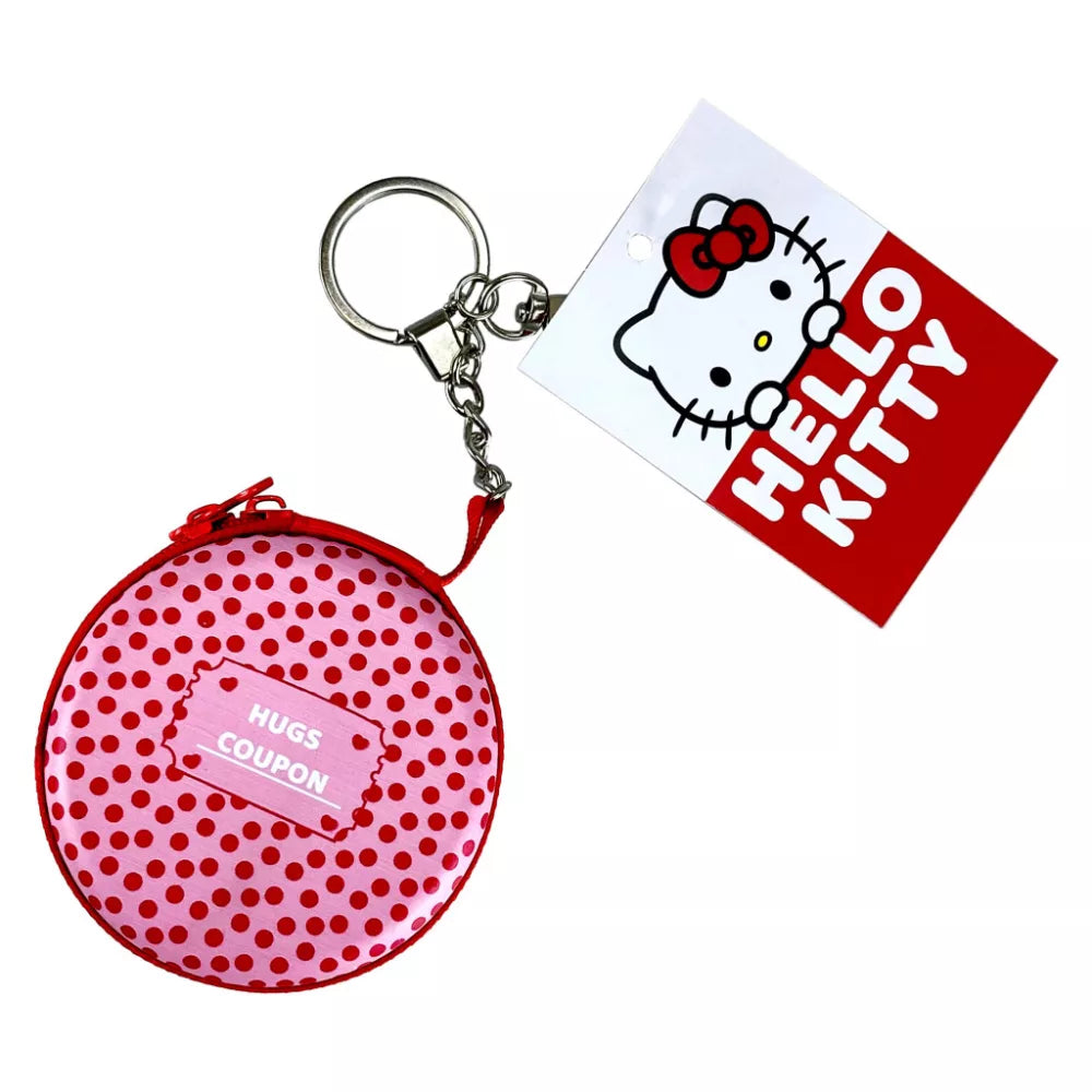 Porte-clés et mini portefeuille Hello Kitty
