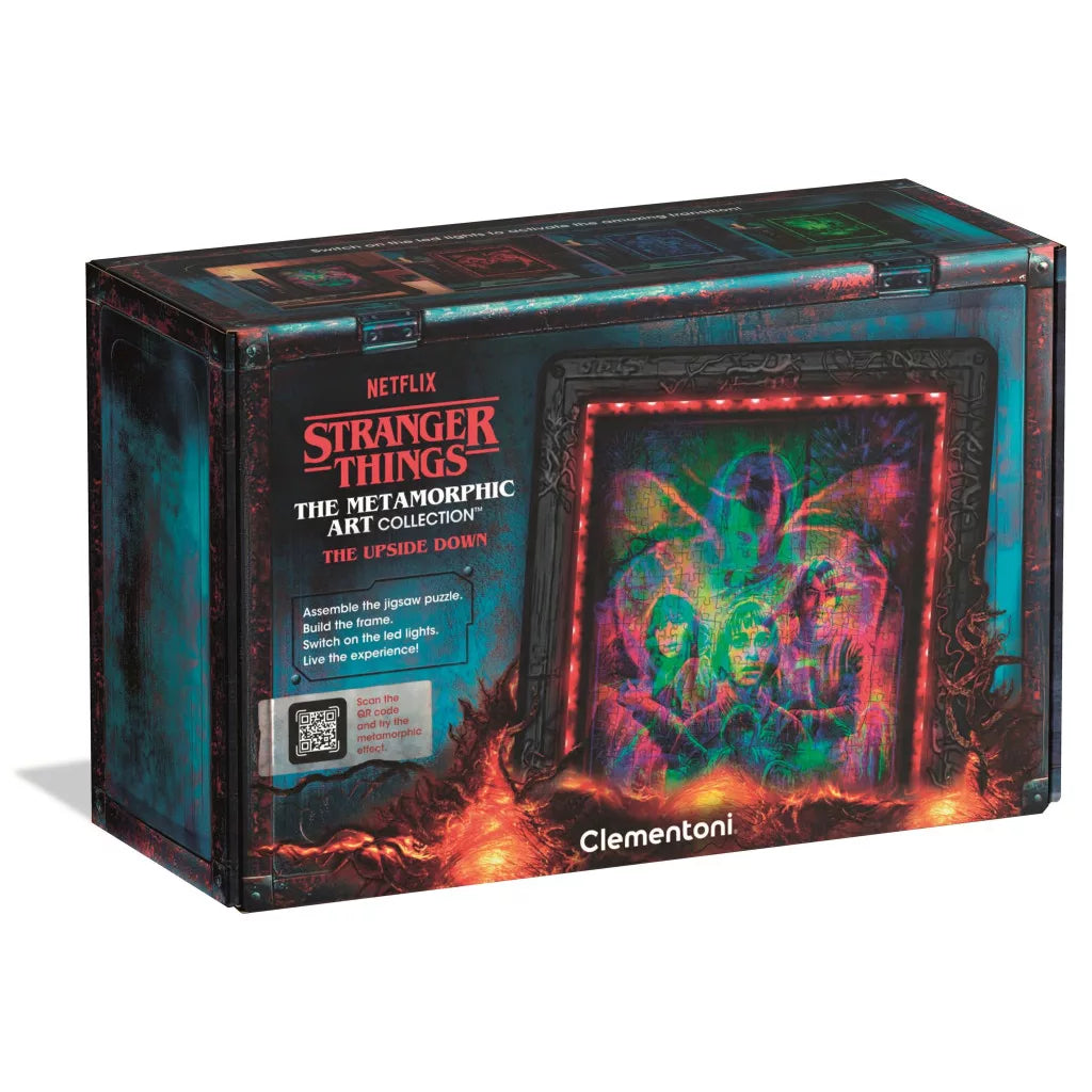 Puzzle Stranger Things 520 pièces avec cadre LED Clementoni