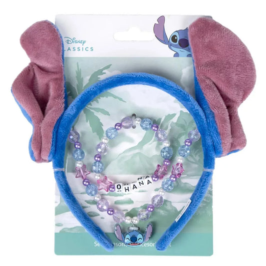 Ensemble de bijoux et serre-tête Disney Lilo et Stitch Ohana