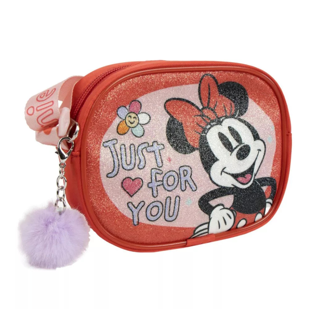 Sacoche à bandoulière pailletée Minnie