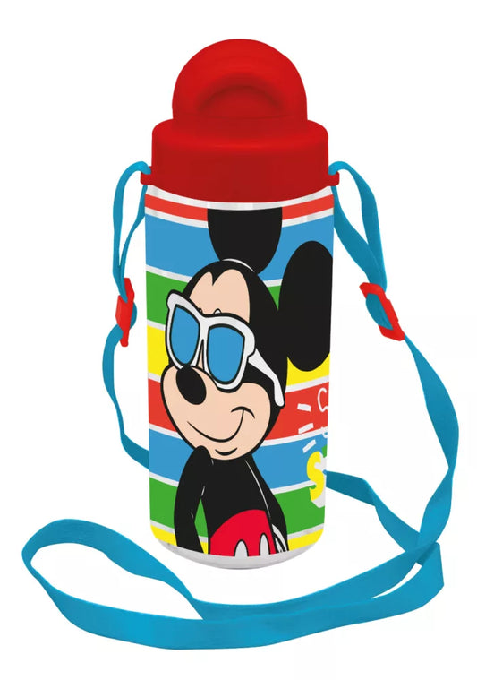 Gourde en plastique avec paille Mickey 500ml