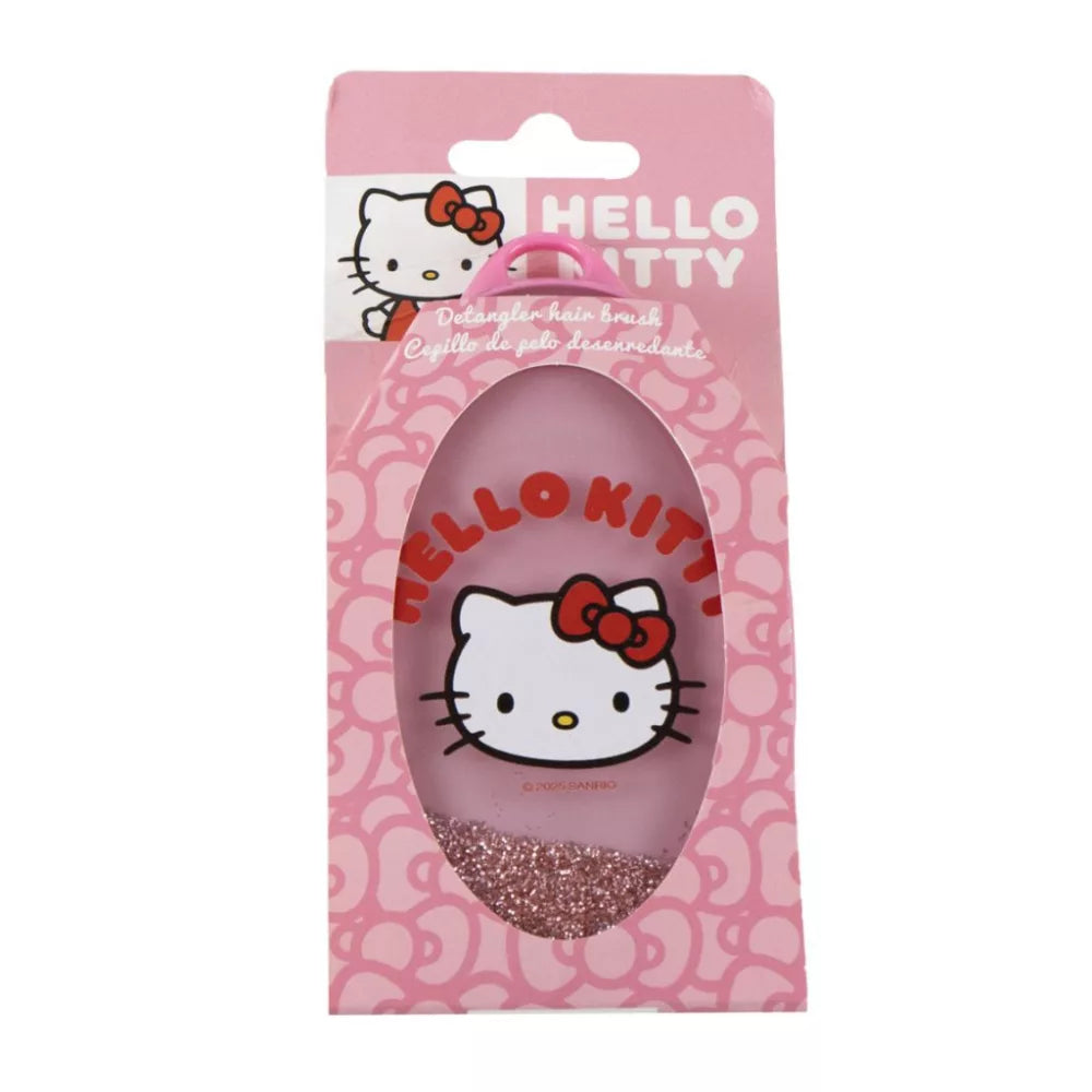 Brosse à cheveux pailletée Hello Kitty 13 cm