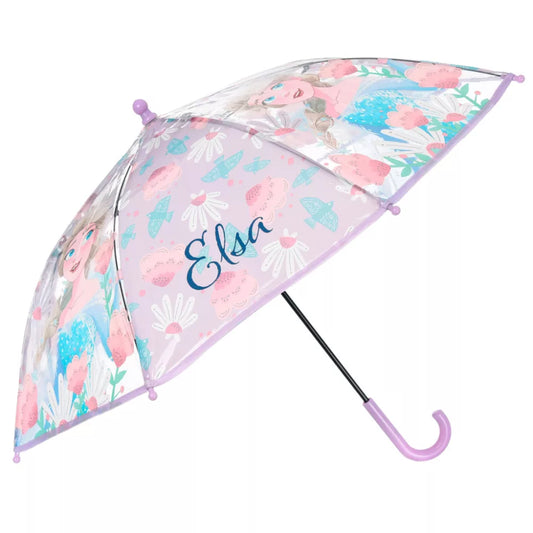 Parapluie transparent pour enfant Reine des neiges Ø72 cm