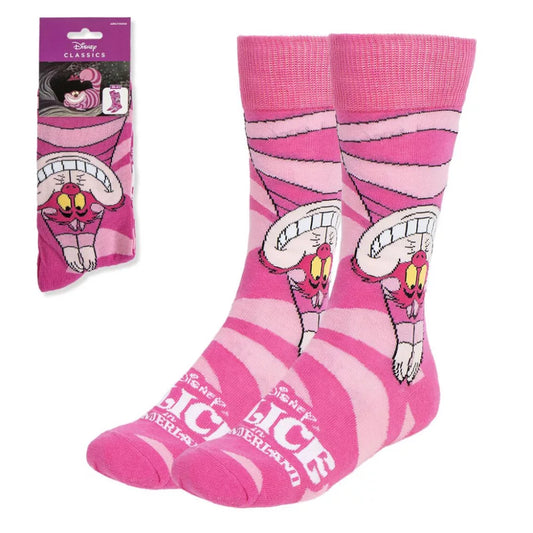 Chaussettes hautes pour femmes Alice au pays des merveilles 36/43